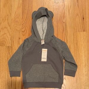 Gymboree Gray Hooded Pullover